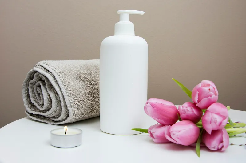 A relaxing spa setting in a natural tropical environment